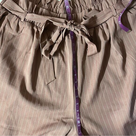 Charlotte Russe+ Pink Striped Cuffed Hem Trousers NWT Size 3X - Picture 5 of 15